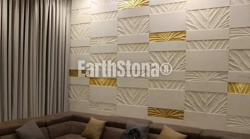natural stone wall carving